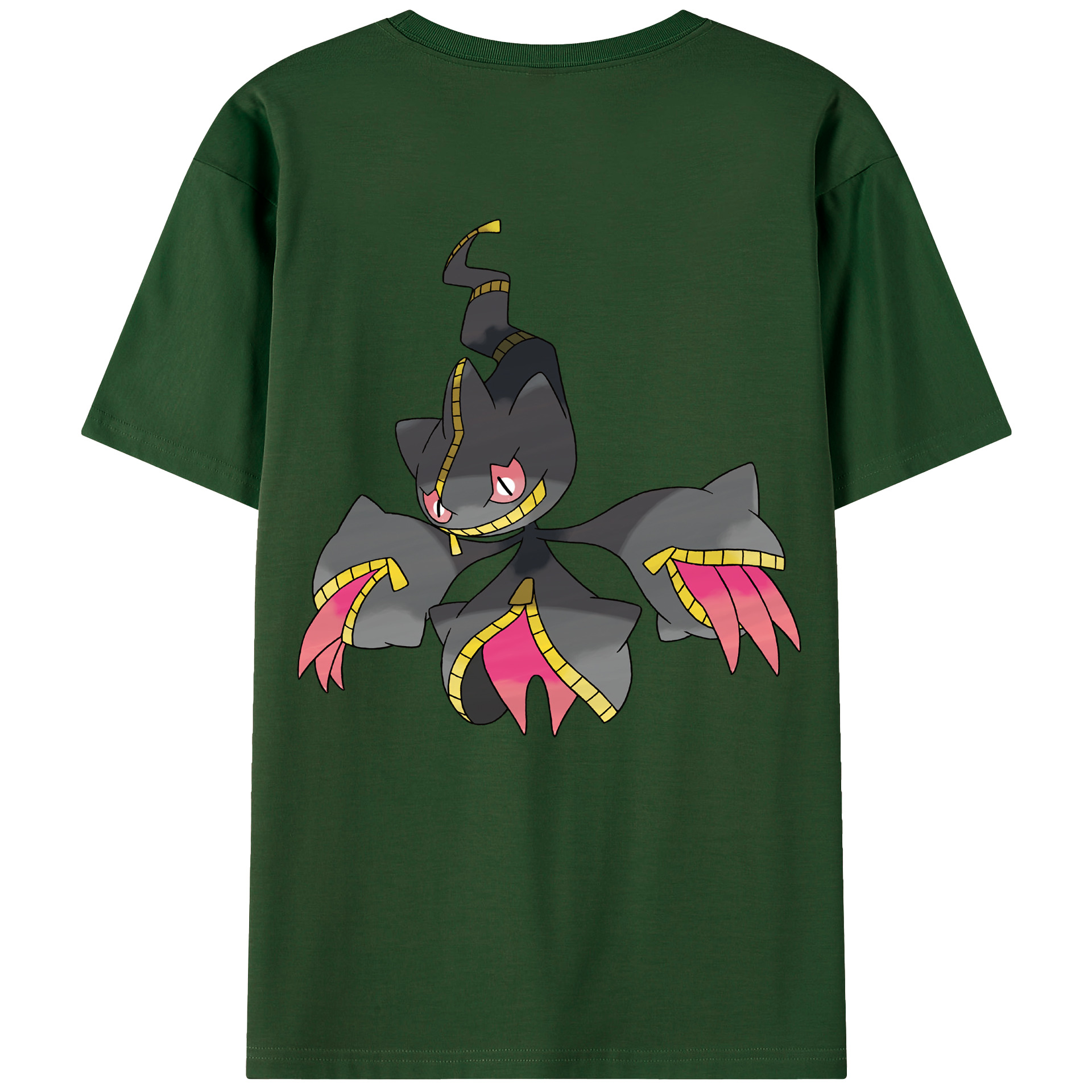 （画像用） ポケットモンスター Pokémon 綿100％半袖Tシャツ（背面プリント）